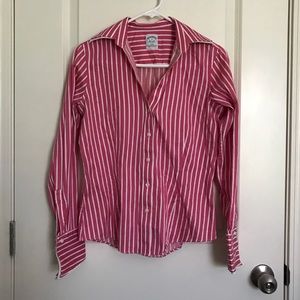 Brooks Brothers pink striped oxford shirt (4)